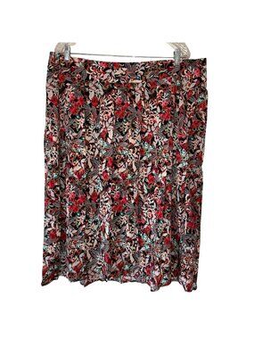 NWT CJ Banks Womens Floral Print Skirt 18W